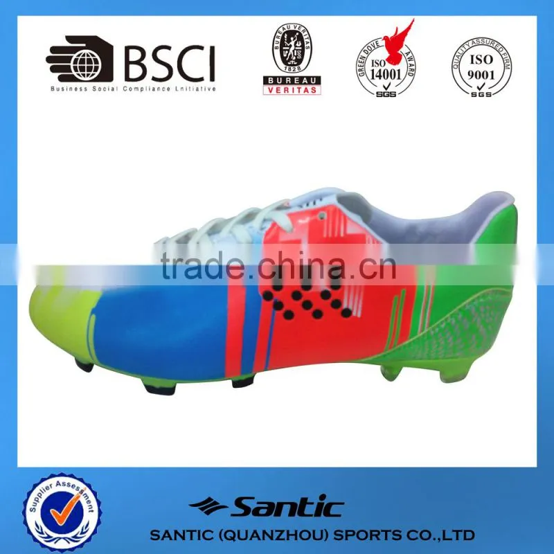2016 Men outdoor sport shoes for football use, grade original quality soccer boots new style outdoor rugby SS1839