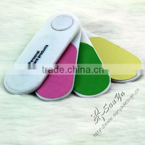 4 steps plastic folding nail file