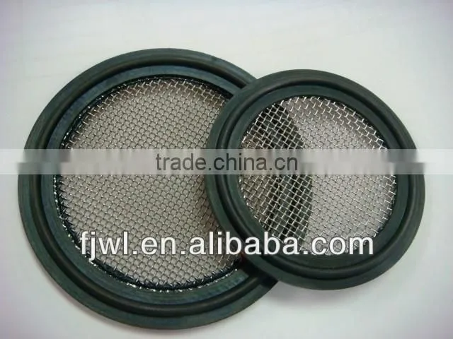 Sanitary BUNA& STAINLESS STEEL Material and Equal Shape Triclamp Screen Gaskets