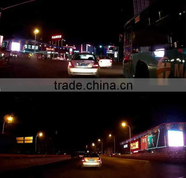 120 degree wide-angle G-sensor dual lens in vehicle camera