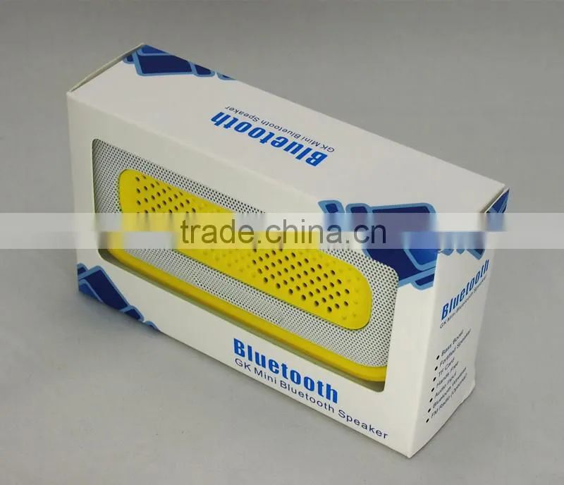2015 Best Price GK-A23 Portable Bluetooth Speaker USB Flash Function support FM radio Wireless Bluetooth Speaker