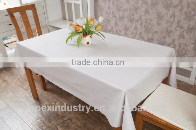 100%cotton white restaurant table cloth factory