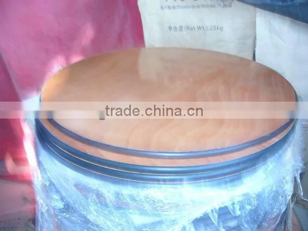 wooden round plywood tables