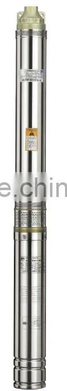 3.5" Deep well stainless steel submersible pump