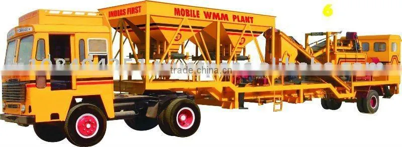 100TPH MOVABLE WET MIX PLANT