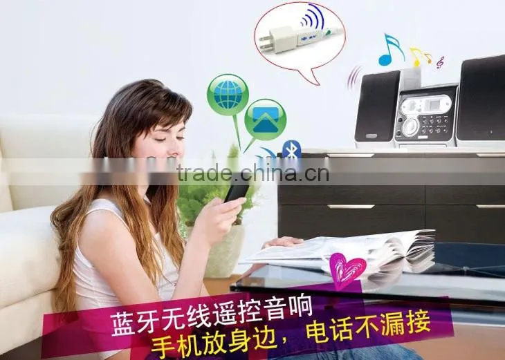 Newest Hot sell Portable bluetooth music receiver Converter stereo receiver wireless bluetooth FM frequency modulator
