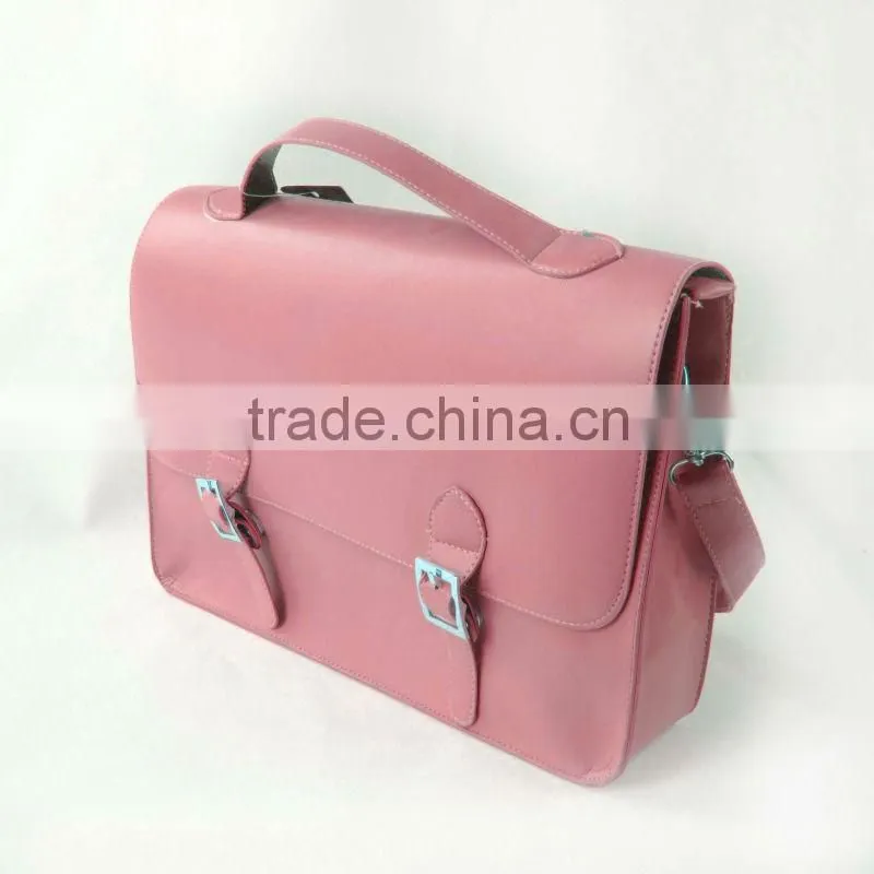 2014 PVC girl school bag office bag for promotion