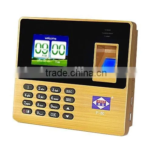 Aibao biometric fingerprint time recorder attendance machine/finger screen device software free