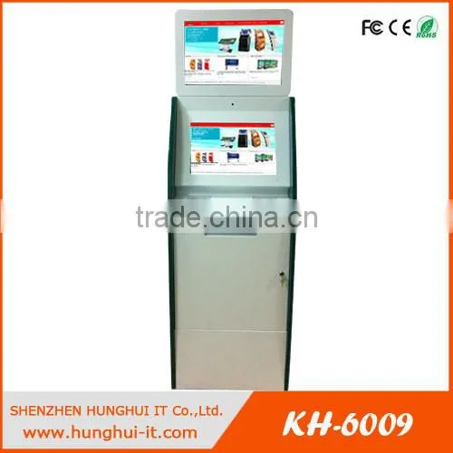 Floor Standing Payment Kiosk with digital display / Internet Terminal LCD Standing Kiosk