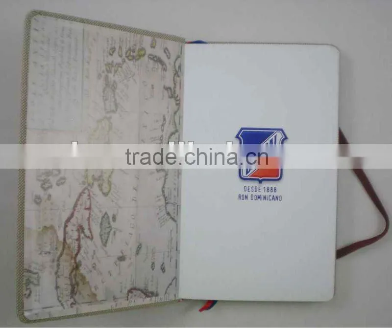 2011 New style woven cover notebook with elastic closure