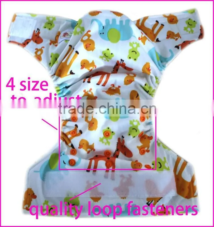 2016 Happy Flute high absorbent high quality reusable cloth diaper