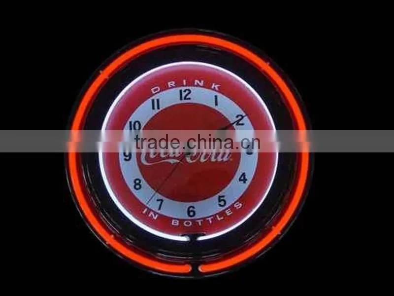 2015 New Design Neon Wall Clock