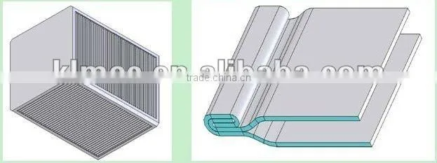 Anti-mold airflow 100-60000m3/h Energy reclaim air movement heat exchanegr