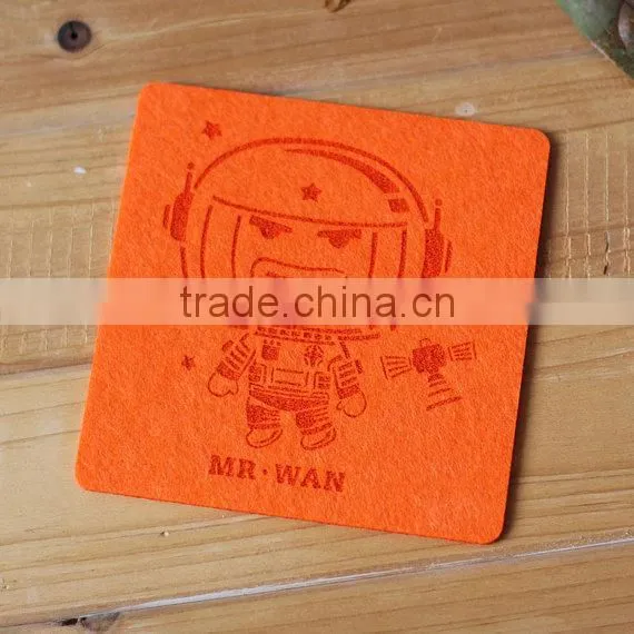 Rectangular felt placemats and different design