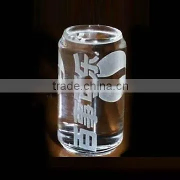 Transparent crystal dumbbell crystal 3d models for gift items