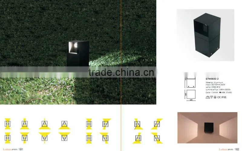 IP65 outdoor standing led lamp waterproof