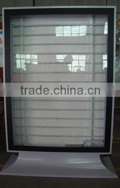 outdoor advertising city stand scrolling lightbox