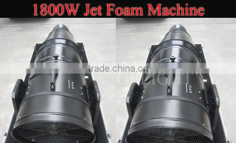 Party Entertainment 1800W Jet Foam Concrete Machine
