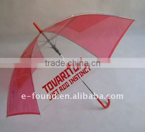 Transparent PVC Rain Umbrella