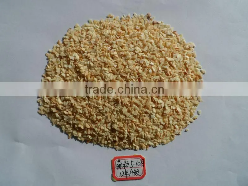 dried garlic granule with root