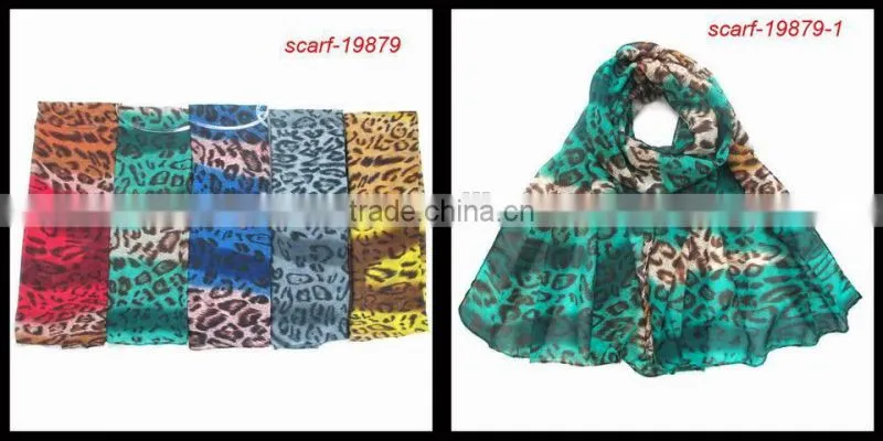 latest popular flower style around neck scarf