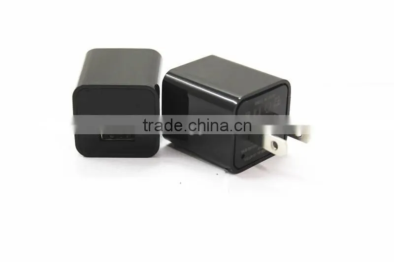 1080P No Pinhole Design Loop Recording Mini Charger DVR Camera