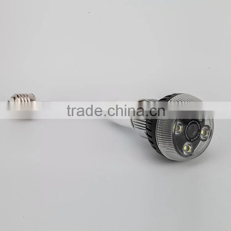 E27 Connector FHD 1080P P2P H.264 real led lamp wifi camera