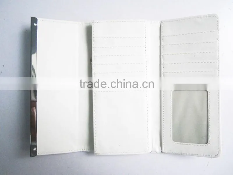 2016 fashion pu folding wallets/cartera