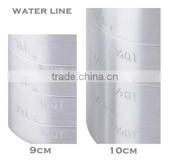 Aluminum camping cup / aluminum measuring cup