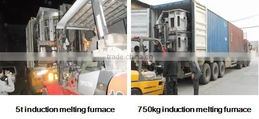 Factory price 150kg Medium frequency electric aluminum induction melting furnace