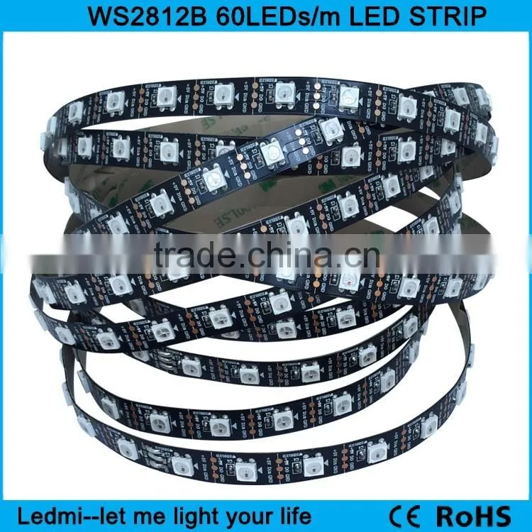 Individually addressable rgb full color digital rgb ws2812b led strip