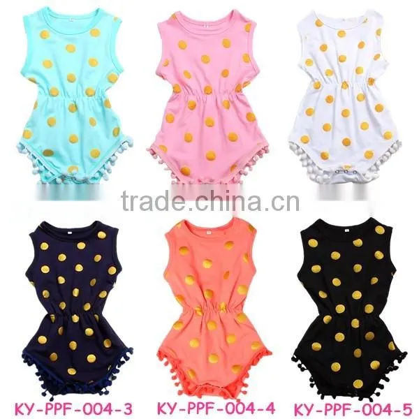 Hot sale christmas pink flower lace ruffles plain baby rompers