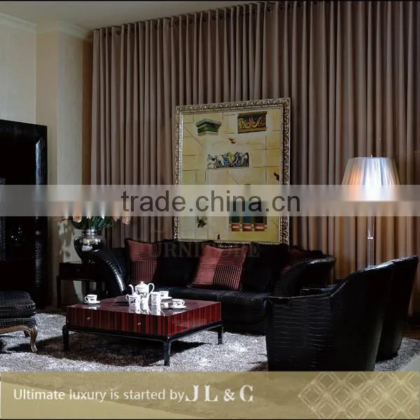 AS12-01 single sofa with solid wood in living room from JL&C luxury furniture new designs 2014 (China supplier)