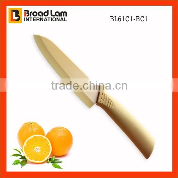 Healthy Anti-bacterial Ceramic Fruit Knife in Colorful Blade Size of 6 inch