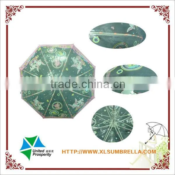 Heat tranfer printing poe kids light frame umbrella