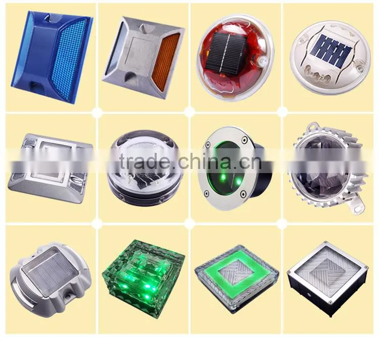 Road safety warning signs solar power led warning light