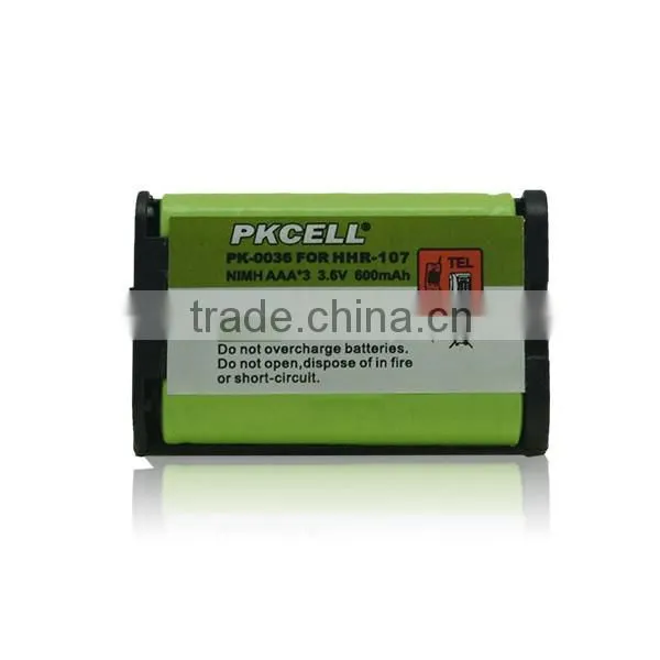 for HHR-107 cordless phone battery PK-0036 Ni-MH AAA*3 3.6V