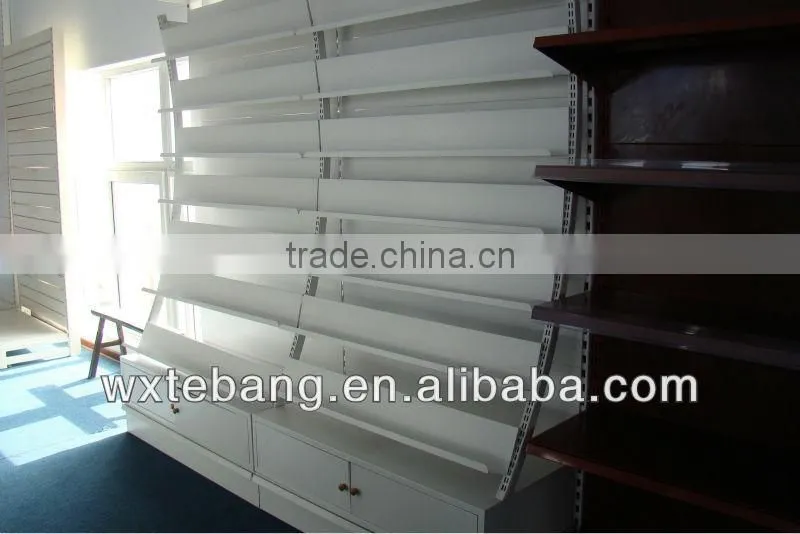 standard metal movable bookshelf and disk showcase