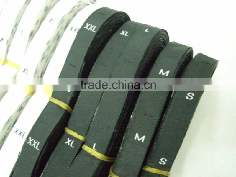 custom private label size label