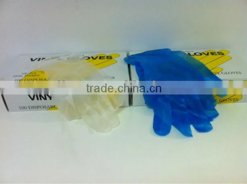 Medical Grade Disposable vinyl examination gloves