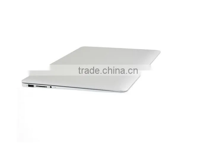 factory wholesale 13.3inch aluminium alloy cover notebook PC laptop computer CPU intel i5 4GB RAM and 128GB hard drive bluetooth
