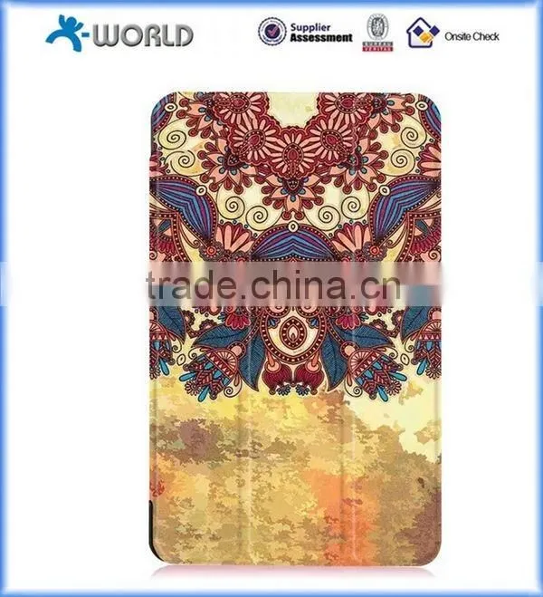 Magnetic Folding Printing Leather Case for Samsung Galaxy Tab A 7.0