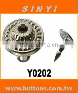 High quality Metal Customized Logo Jean Button
