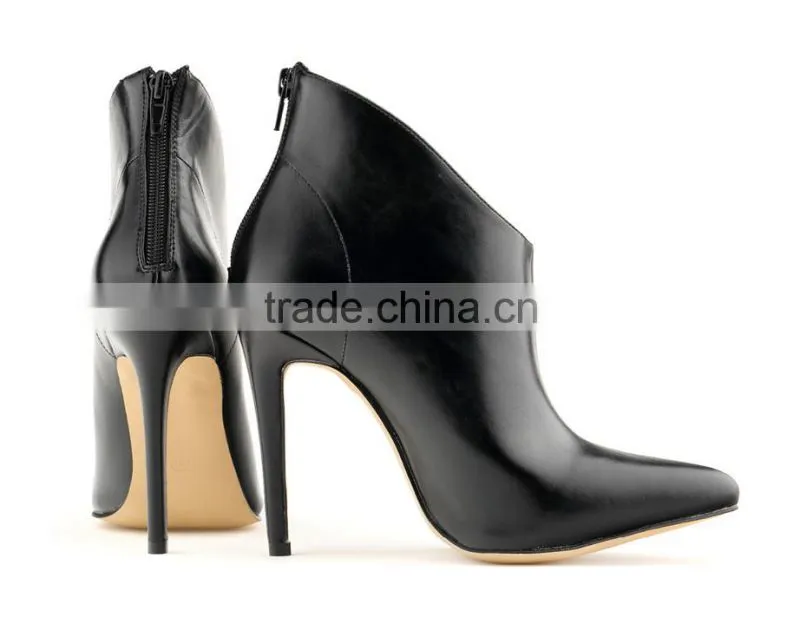2015 High Quality Europen Style Women High Heel Boots For Autumn Winter Personality Short Boots