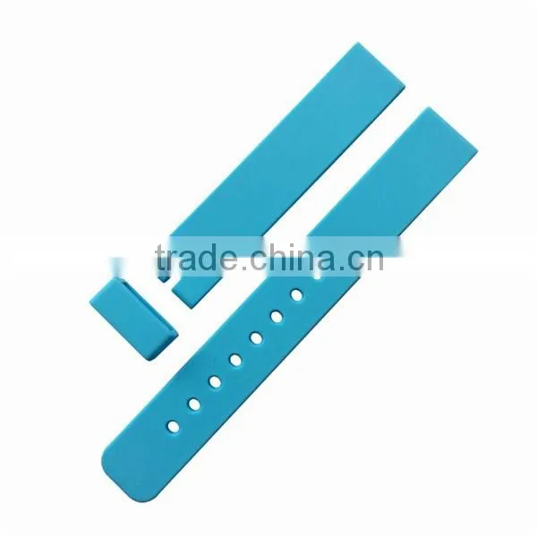Super thin narrow 18mm plain silicone wrist bands
