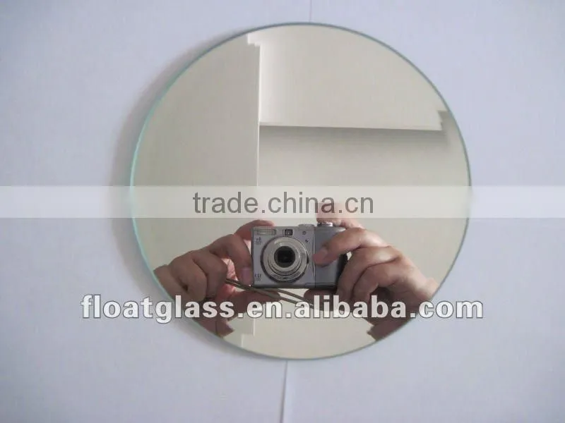 round shape Silver Mirror