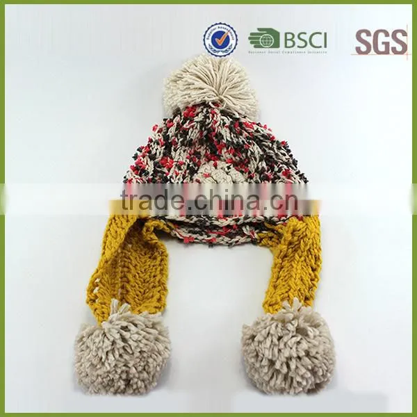 Wool Knitted Animal Winter Hat beanie hat for girls