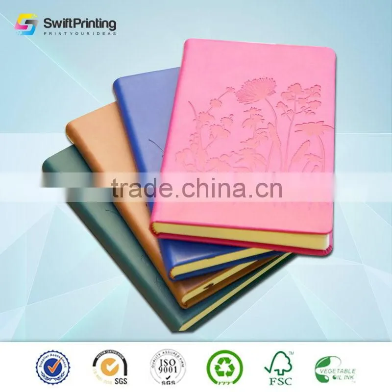 Factory best sell blue color notebook printing