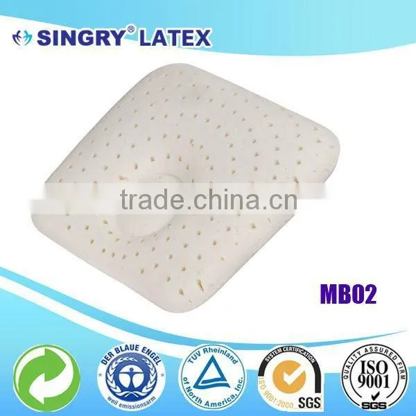 Latex Flat Head Curve Baby Pillow