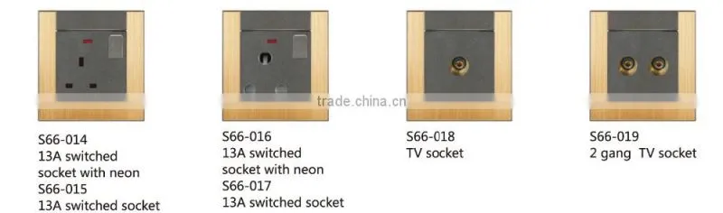 switched socket 4 gang 2 way wall electrical switches